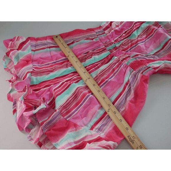 BEBOP Juniors' Striped Tie-Shoulder Romper Size S - Picture 11 of 13